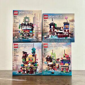 LEGO Lot of 4 Micro Ninjago City Sets 40703 40704 40705 40706 NIB New in Hand